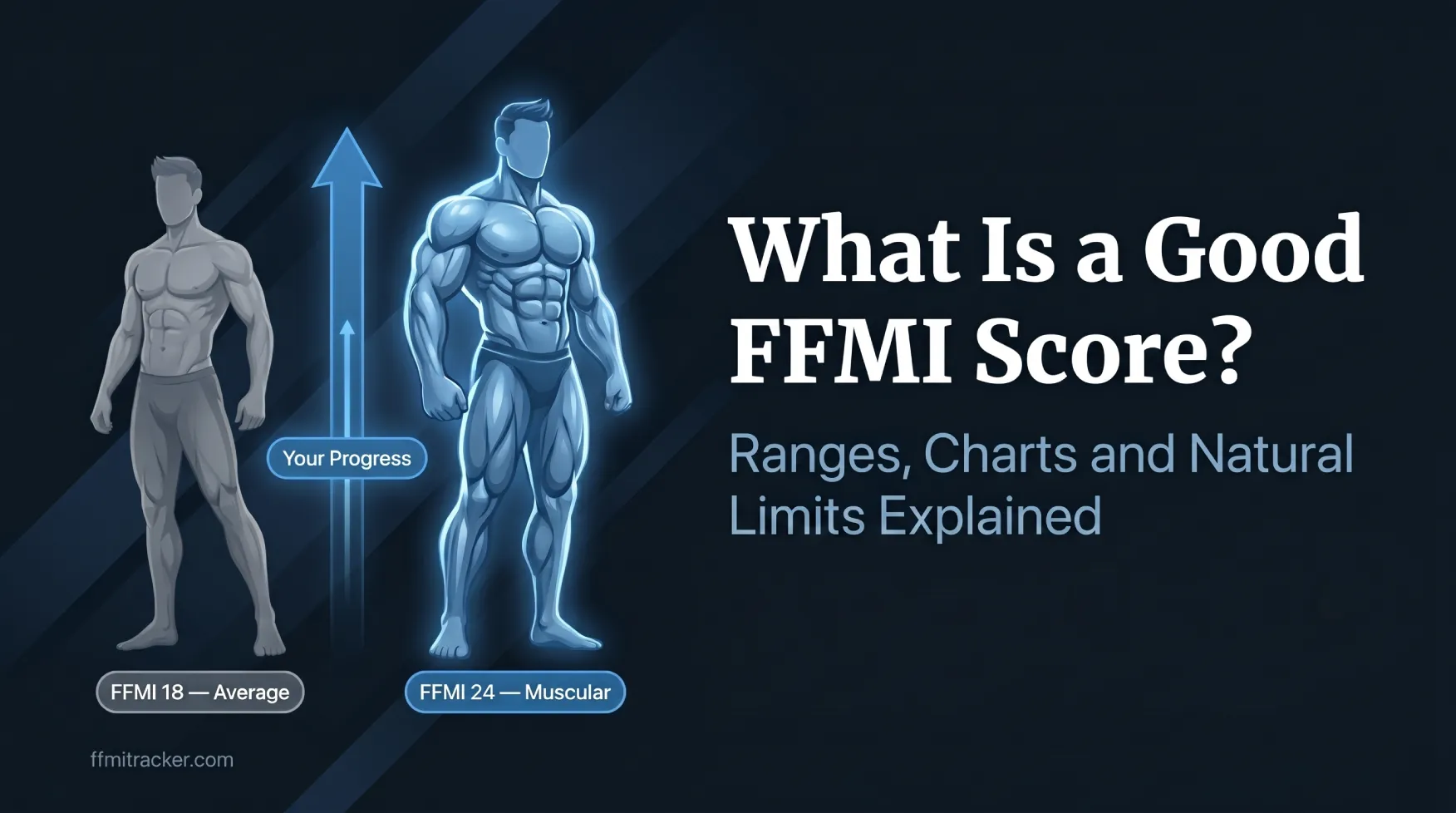 Good FFMI score progress comparison average vs muscular physique